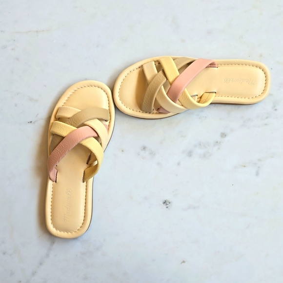 NWT Madewell Leeanndra slide in pastel multi size 8 - Picture 9 of 10